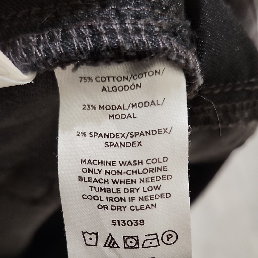 LOFT Black/Gray Skinny Corduroy Pants - Picture 10 of 10